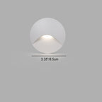Modern Simplicity Round Square Waterproof Aluminum LED Wall Sconce Lamp For Outdoor Patio