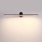 Modern Minimalist Long Round PVC Metal LED Wall Sconce Lamp For Living Room