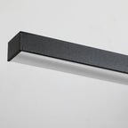 Modern Minimalist Long Round PVC Metal LED Wall Sconce Lamp For Living Room