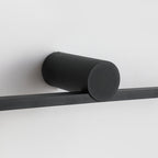 Modern Minimalist Long Round PVC Metal LED Wall Sconce Lamp For Living Room