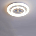 Modern Art Deco Round Spaceman Bunny Airplane Acrylic Resin Iron LED Flush Mount Ceiling Light For Bedroom