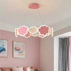 Lumendat Modern Art Deco Kids Clouds Round Acrylic Iron LED Chandelier For Living Room Lumendat