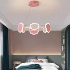 Lumendat Modern Art Deco Kids Clouds Round Acrylic Iron LED Chandelier For Living Room Lumendat