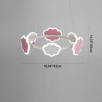Lumendat Modern Art Deco Kids Clouds Round Acrylic Iron LED Chandelier For Living Room Lumendat