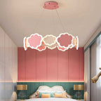 Lumendat Modern Art Deco Kids Clouds Round Acrylic Iron LED Chandelier For Living Room Lumendat