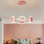Lumendat Modern Art Deco Kids Clouds Round Acrylic Iron LED Chandelier For Living Room Lumendat