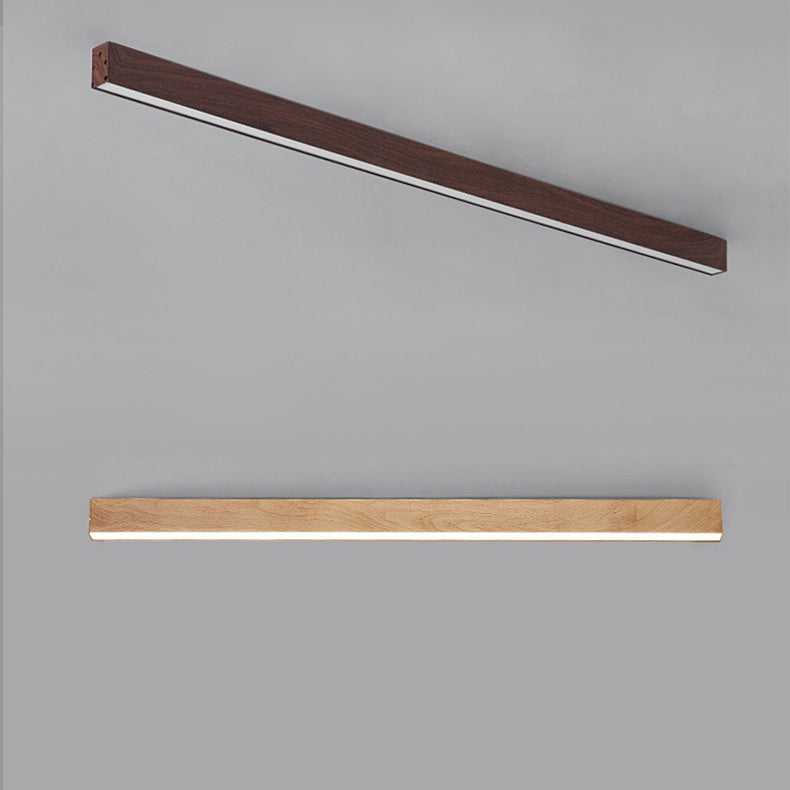 Modern Minimalist Rectangular Acrylic Iron LED Flush Mount Ceiling Light for Living Room