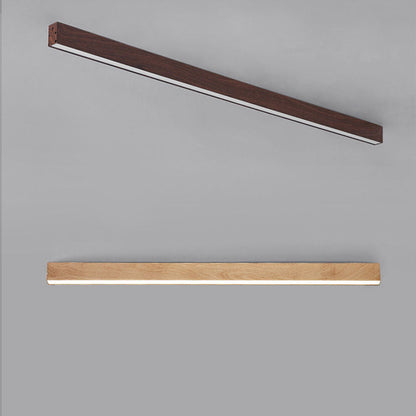 Modern Minimalist Rectangular Acrylic Iron LED Flush Mount Ceiling Light for Living Room