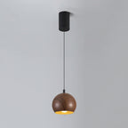 Modern Minimalist Cone Cylinder Ball Sector Liftable Fabric Solid Wood Iron 1-light Pendant Light for Living Room