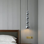 Contemporary Creative Gourd Shape Round Hardware 1-Light Pendant Light For Living Room