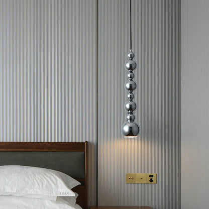 Contemporary Creative Gourd Shape Round Hardware 1-Light Pendant Light For Living Room