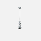 Contemporary Creative Gourd Shape Round Hardware 1-Light Pendant Light For Living Room