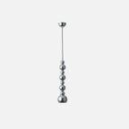 Contemporary Creative Gourd Shape Round Hardware 1-Light Pendant Light For Living Room