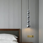 Contemporary Creative Gourd Shape Round Hardware 1-Light Pendant Light For Living Room