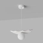 Contemporary Creative Irregular Shape Orb Silicone Resin Iron LED Pendant Light For Living Room