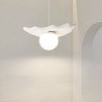 Contemporary Creative Irregular Shape Orb Silicone Resin Iron LED Pendant Light For Living Room