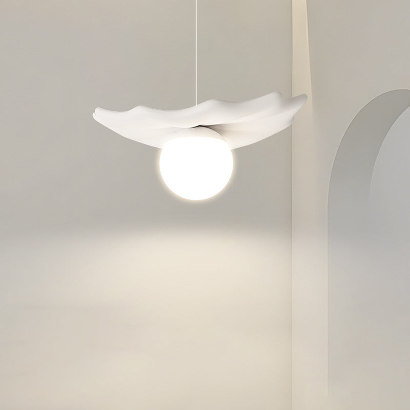 Contemporary Creative Irregular Shape Orb Silicone Resin Iron LED Pendant Light For Living Room