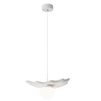 Contemporary Creative Irregular Shape Orb Silicone Resin Iron LED Pendant Light For Living Room