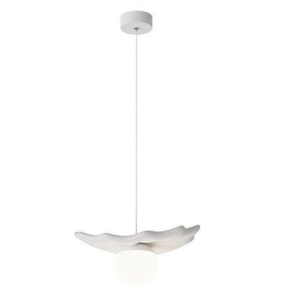 Contemporary Creative Irregular Shape Orb Silicone Resin Iron LED Pendant Light For Living Room