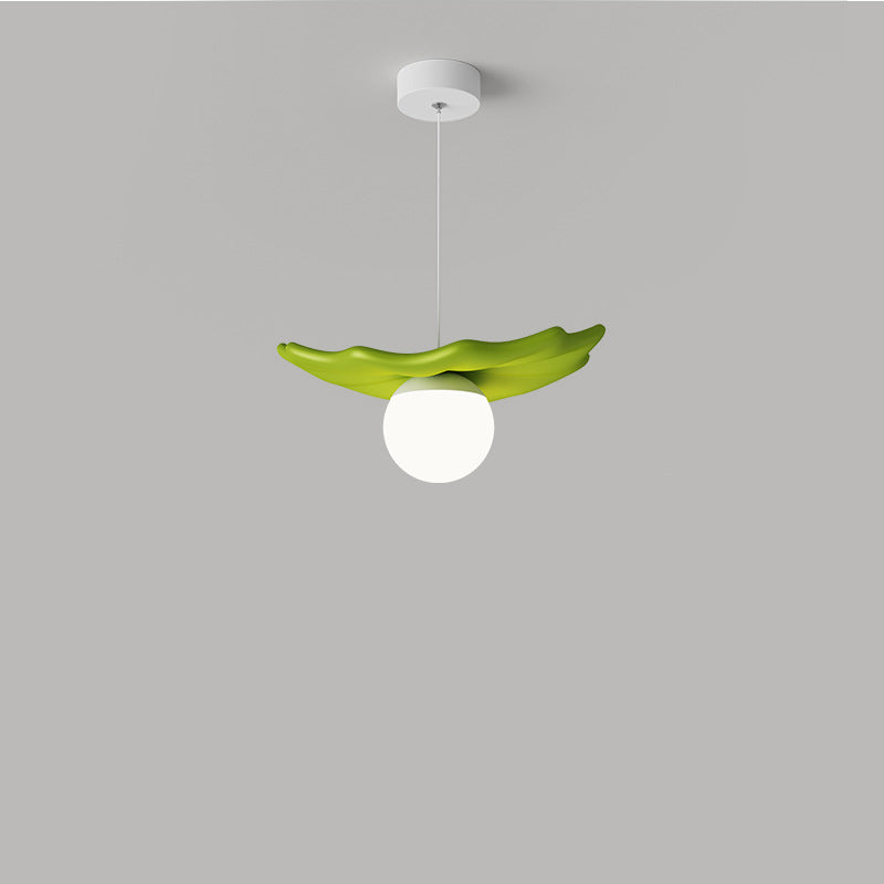 Contemporary Creative Irregular Shape Orb Silicone Resin Iron LED Pendant Light For Living Room