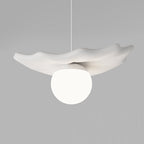 Contemporary Creative Irregular Shape Orb Silicone Resin Iron LED Pendant Light For Living Room