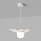 Contemporary Creative Irregular Shape Orb Silicone Resin Iron LED Pendant Light For Living Room
