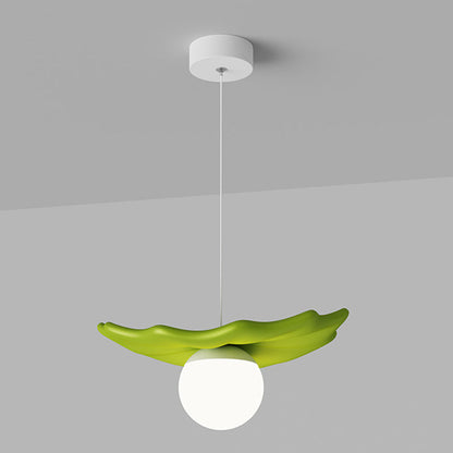 Contemporary Creative Irregular Shape Orb Silicone Resin Iron LED Pendant Light For Living Room