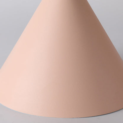 Contemporary Scandinavian Cone Marshmallow Round Resin Hardware 1-Light Pendant Light For Living Room