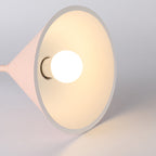 Contemporary Scandinavian Cone Marshmallow Round Resin Hardware 1-Light Pendant Light For Living Room