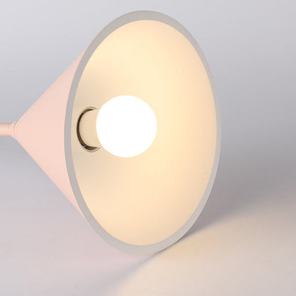 Contemporary Scandinavian Cone Marshmallow Round Resin Hardware 1-Light Pendant Light For Living Room