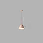 Contemporary Scandinavian Cone Marshmallow Round Resin Hardware 1-Light Pendant Light For Living Room