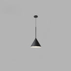 Contemporary Scandinavian Cone Marshmallow Round Resin Hardware 1-Light Pendant Light For Living Room