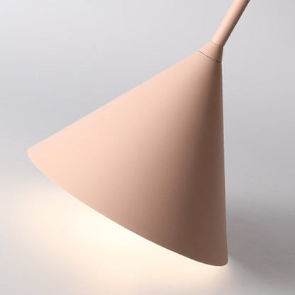 Contemporary Scandinavian Cone Marshmallow Round Resin Hardware 1-Light Pendant Light For Living Room