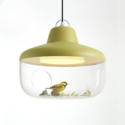 Contemporary Scandinavian Acrylic Bowl 1-light Pendant Light for Dining Room