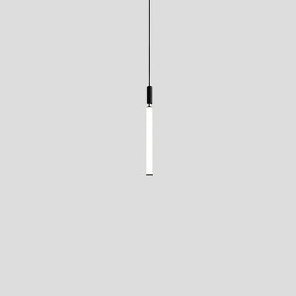 Modern Minimalist Aluminum Acrylic Strip LED Pendant Light for Bedside