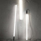 Modern Minimalist Aluminum Acrylic Strip LED Pendant Light for Bedside BulbSquare