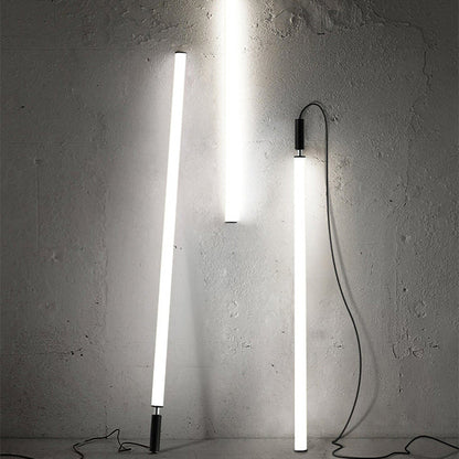 Modern Minimalist Aluminum Acrylic Strip LED Pendant Light for Bedside