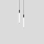 Modern Minimalist Aluminum Acrylic Strip LED Pendant Light for Bedside BulbSquare