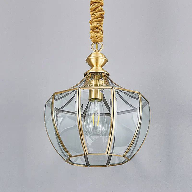 Modern Mid-century Waterproof Copper Glass Cage Rhombic Cylinder 1/3/4 Light Chandeliers for Outdoor Patio Lumendat