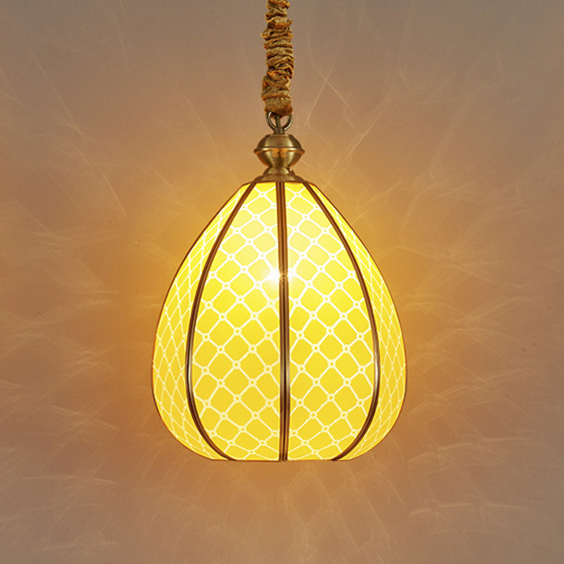 Modern Mid-century Waterproof Copper Glass Cage Rhombic Cylinder 1/3/4 Light Chandeliers for Outdoor Patio