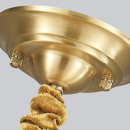 Modern Mid-century Waterproof Copper Glass Cage Rhombic Cylinder 1/3/4 Light Chandeliers for Outdoor Patio