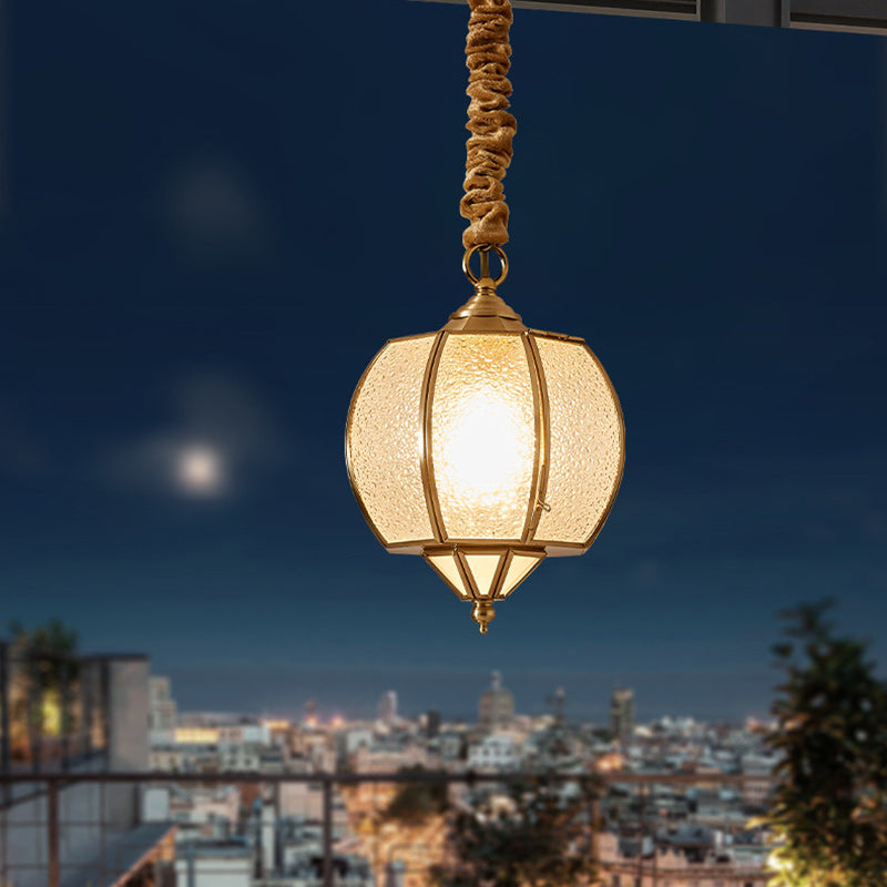 Modern Mid-century Waterproof Copper Glass Cage Rhombic Cylinder 1/3/4 Light Chandeliers for Outdoor Patio