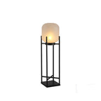 Modern Simplicity Solar Waterproof Cylinder Stainless Steel Acrylic LED Standing Floor Lamp For Outdoor Patio Lumendat