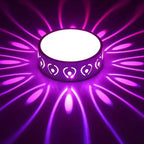 Contemporary Nordic Iron Acrylic Round Shadow LED Flush Mount Ceiling Light for Hallway BulbSquare