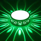 Contemporary Nordic Iron Acrylic Round Shadow LED Flush Mount Ceiling Light for Hallway BulbSquare