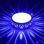 Contemporary Nordic Iron Acrylic Round Shadow LED Flush Mount Ceiling Light for Hallway BulbSquare