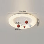 Lumendat Contemporary Nordic Kids Cloud Round Ball Falling Star Iron PE Flush Mount Ceiling Light For Bedroom Lumendat