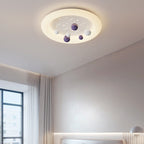 Lumendat Contemporary Nordic Kids Cloud Round Ball Falling Star Iron PE Flush Mount Ceiling Light For Bedroom Lumendat