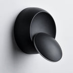 Contemporary Nordic Iron Round Eclipse Rotatable LED Wall Sconce Lamp For Bedside