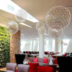 Contemporary Nordic Ball Dandelion Stainless Steel LED Pendant Light for Dining Room Lumendat